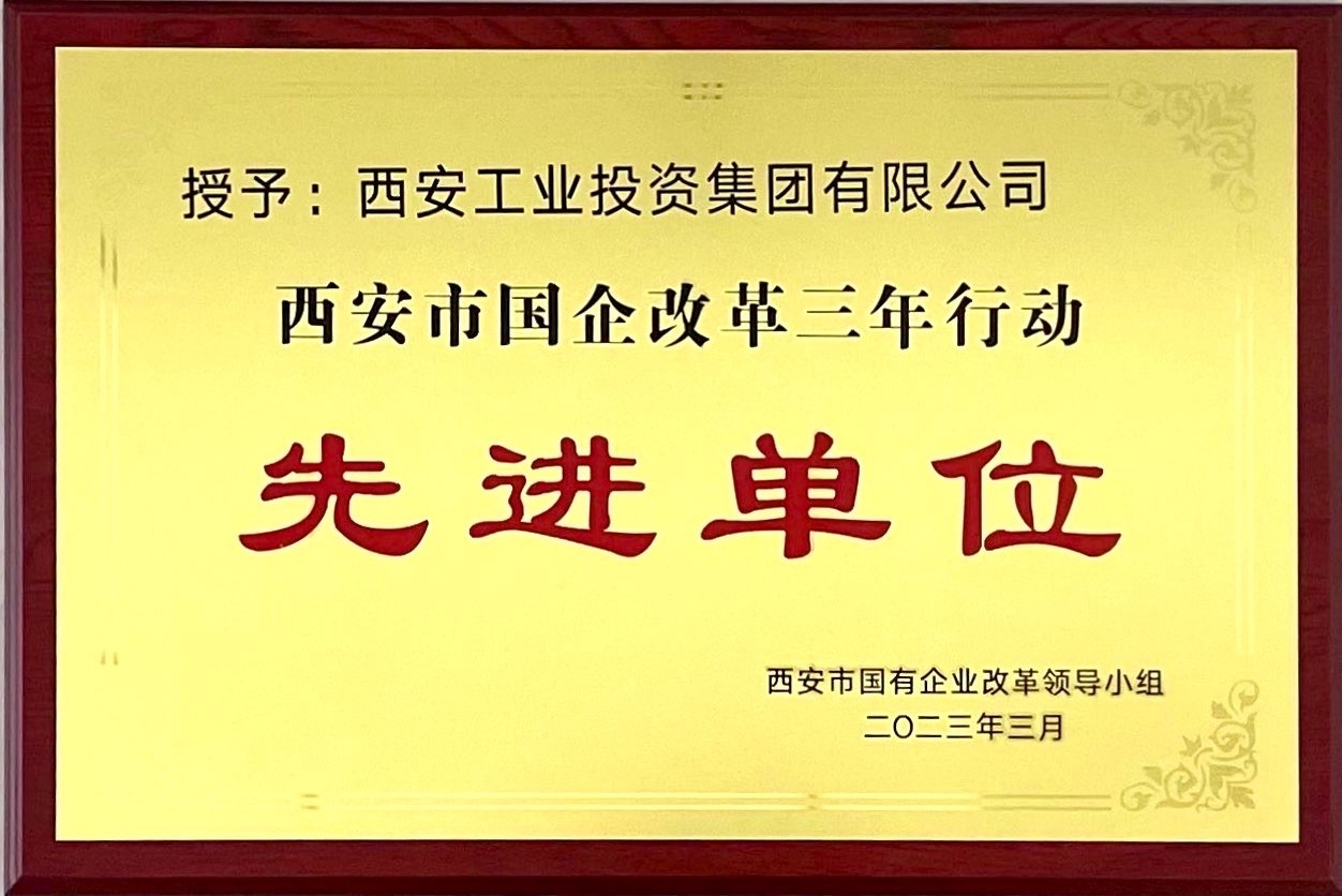 西安UG环球集团获评“西安市国企鼎新三年行动先进单元”